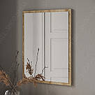 Дзеркало навісне у ванну з вологостійкого ДСП Домашнє дзеркало на стіну в рамі 450 мм шириною, фото 4