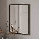 Дзеркало навісне у ванну з вологостійкого ДСП Домашнє дзеркало на стіну в рамі 450 мм шириною, фото 5