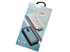 Портативний зарядний пристрій Mobile Power Bank 4in1 10000mAh Павербанк USB, фото 4