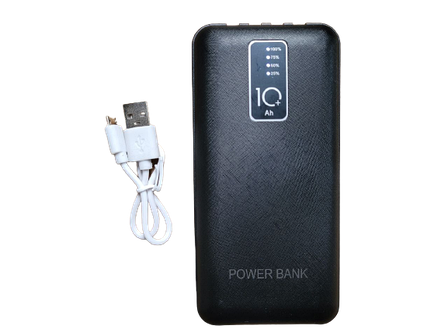 Портативний зарядний пристрій Mobile Power Bank 4in1 10000mAh Павербанк USB, фото 1