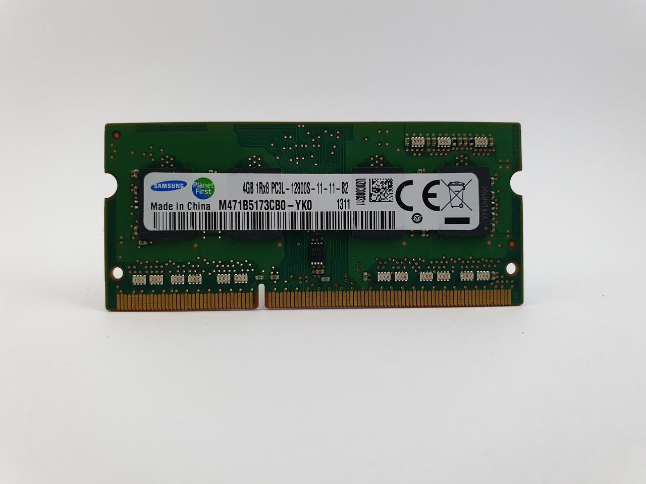 Оперативна пам'ять для ноутбука SODIMM Samsung DDR3L 4Gb 1600MHz PC3L-12800S (M471B5173CB0-YK0) Б/В