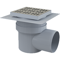 Трап для душу ALCAPLAST 150x150мм сатин APV12