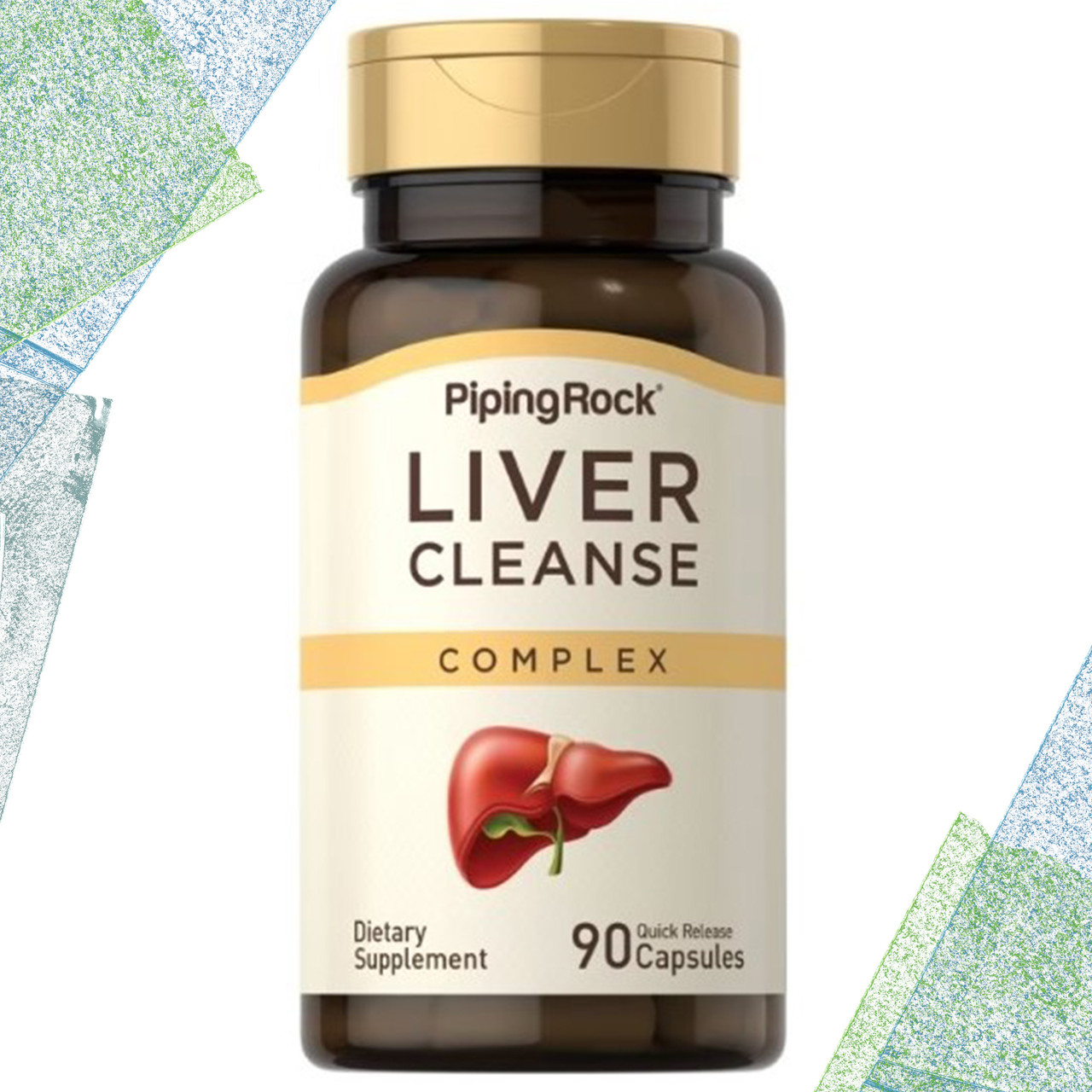 Для печінки Piping Rock Liver Cleanse Complex 90 капсул, фото 1