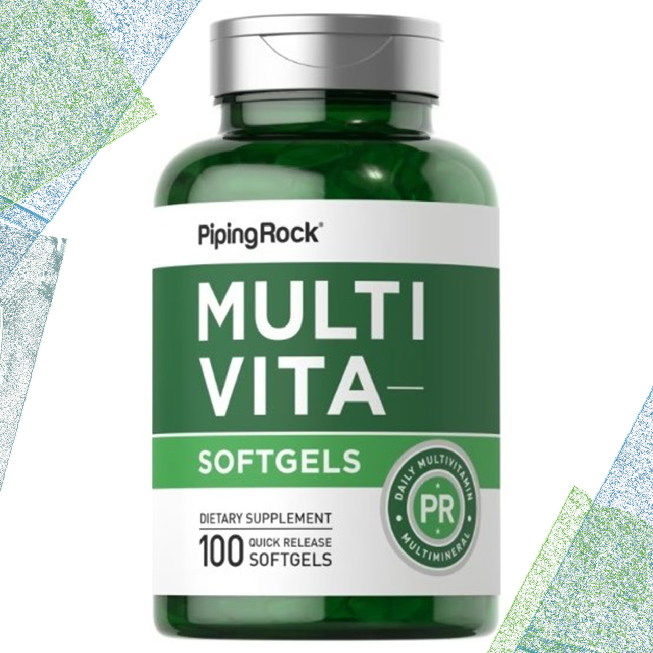 Вітаміни Piping Rock Multi-Vita (Multivitamin Mineral) 100 гелевих капсул, фото 1