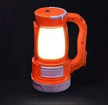 Ліхтар ручний JA 1968, з двома бічними лампами, потужний світлодіодний ліхтарик з акумулятором, заряджання від мережі, фото 5