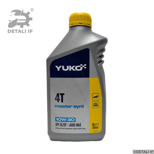 Масло для бензинового генератора 4т 10w30 SL/CF MA2 1л Yuko ...