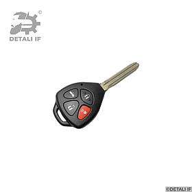 Корпус ключа ключ Land Cruiser Toyota 4 кнопки тип 2 89070-06231 HYQ12BBY