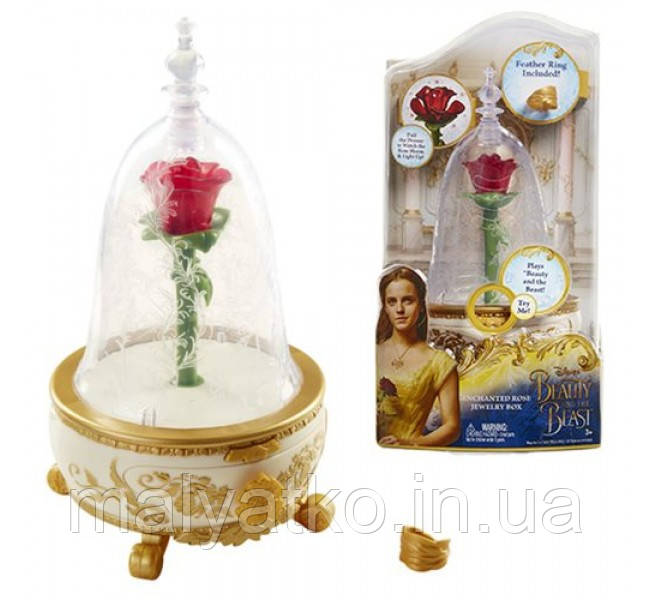 Шкатулка для коштовностей Красуня і чудовисько Beauty Beast Enchanted Rose Jewellery Box, фото 1