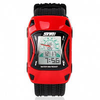Детские часы машинка Skmei 0961 (Красный)