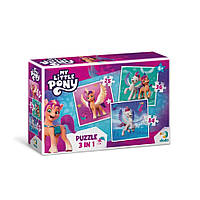 Дитячі Пазли 3 в 1 My Little Pony "Зіп і Санні" DoDo 200384