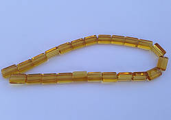 Ширина Прямокутна колір бурштиновий 10*15 мм