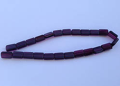 Бусина Прямокутний колір виноградний 10*15 мм