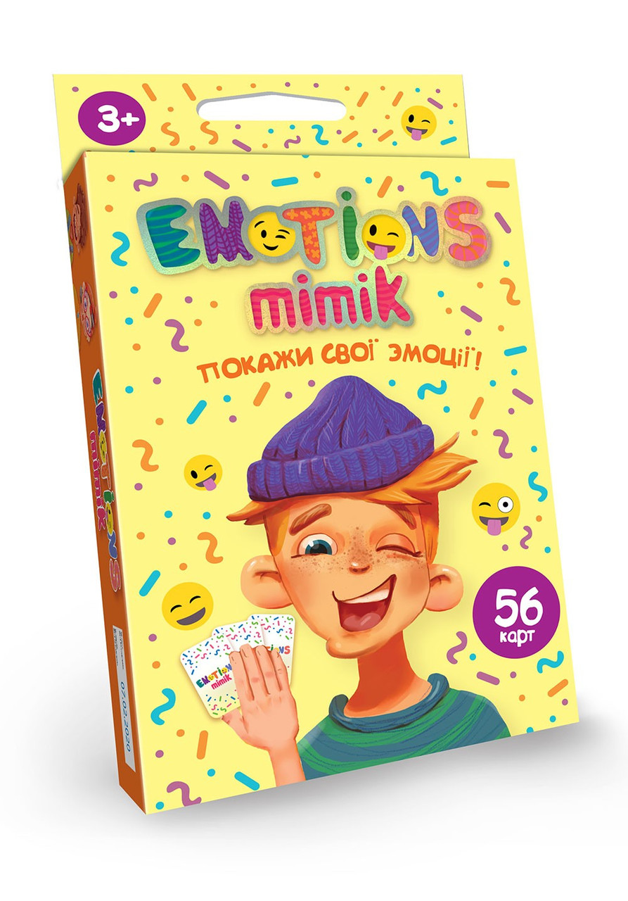 Гра Danko Toys «Emotions Mimik» (Укр) (EM-01-01U)