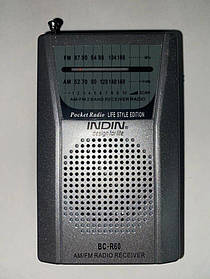 Міні радіоприймач на батарейках Indin BC-R60 (FM\AM)