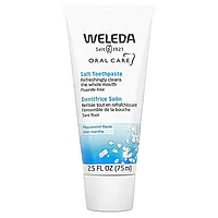 Weleda, Oral Care, солевая зубная паста, без фторидов, со вкусом перечной мяты, 75 мл