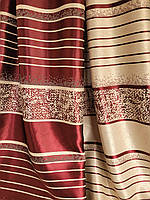 Штора "Блекаут бордо смуга"