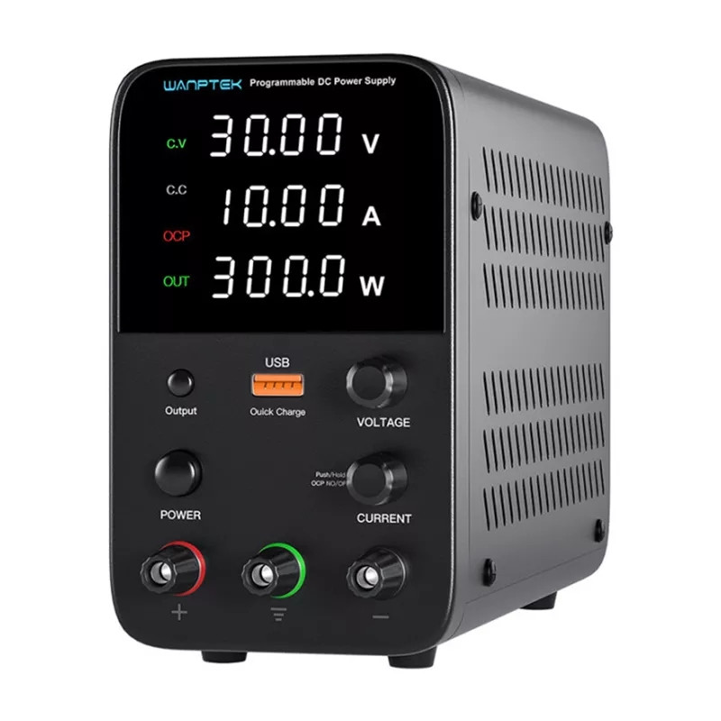 Програмований лабораторний блок живлення постійного струму 30V/10A/300W Wanptek WPS3010H