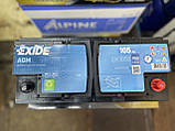 Акумулятор EXIDE START-STOP тяговий гелевий акумулятор  AGM 105Ah Ев (-/+) (850EN) (д393*ш175*в190) EK1050, фото 4