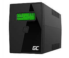 Джерело безперебійного живлення Green Cell UPS01LCD 600VA 360W 7AH