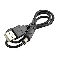 Кабель питания для роутера Infinity USB (тато) - DC 5.5 * 2 (тато), 1м Black для подключения роутера, модема