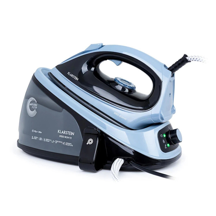 Праска з паростанцією Б/У Klarstein Speed Iron V2 Steam Iron, Німеччина