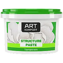 Паста структурна дрібнозерниста "ART Kompozit", білий, 0,75 л