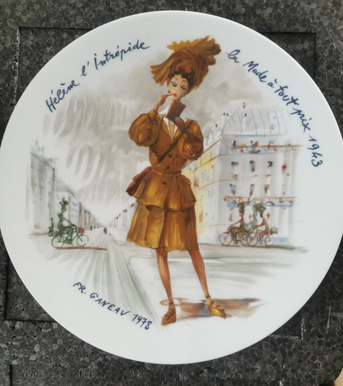 Колекційна, Фарфорова тарілка Limoges Франція Ganeav, фото 1