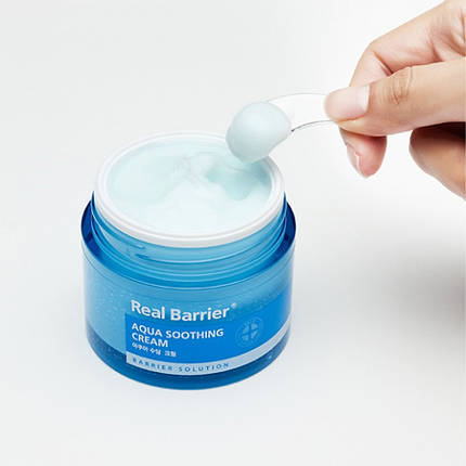 Гель-крем з охолоджуючим і заспокійливим ефектом Real Barrier Aqua Soothing Cream 50 мл, фото 3