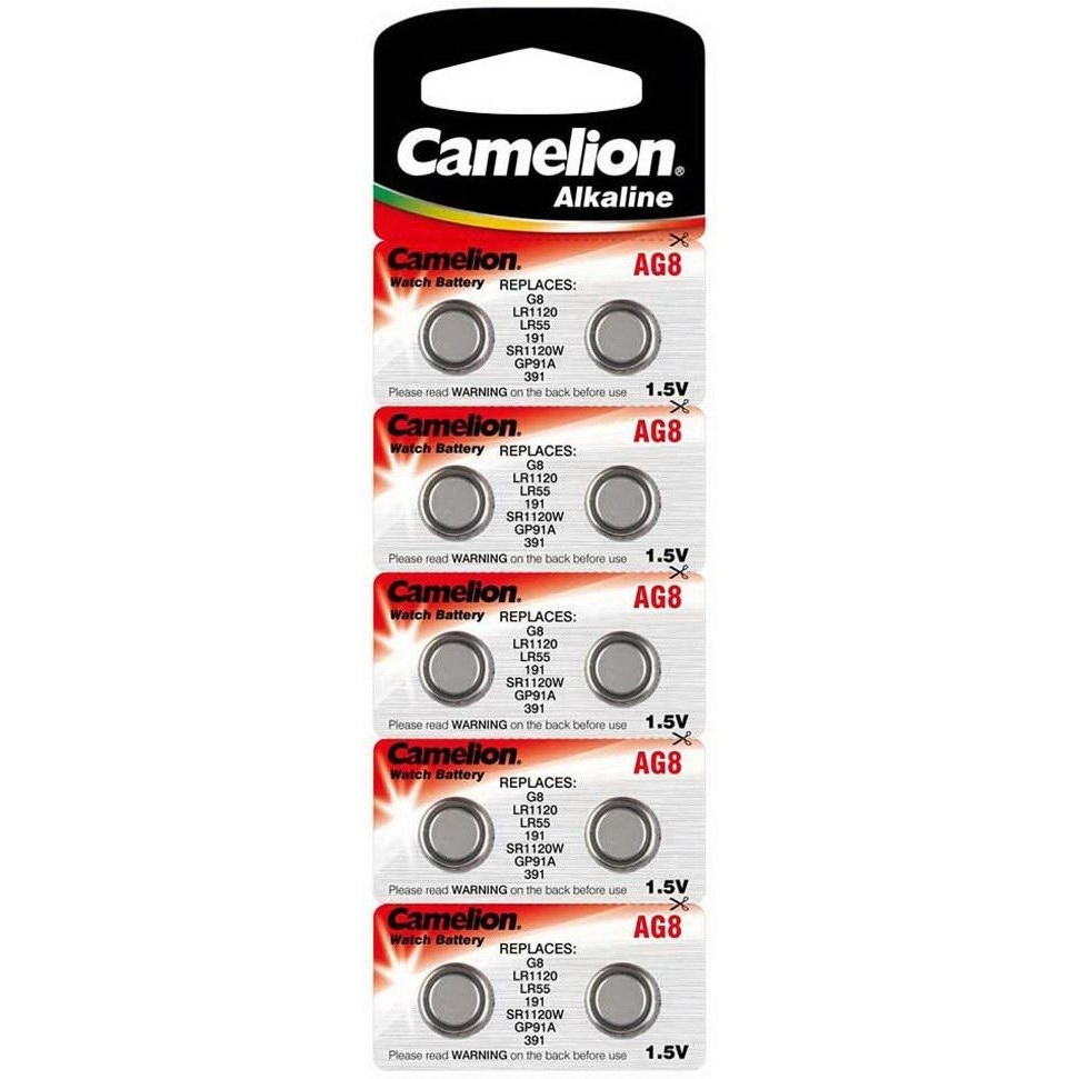 Батарейка таблетка Camelion AG8 (AG8-BP10)
