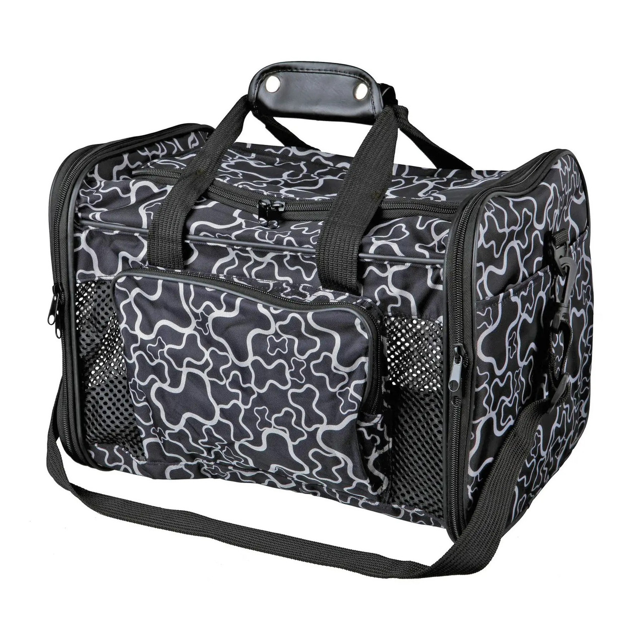 Сумка-перенесення для собак і котів вагою до 7 кг Trixie «Adrina» 26 x 27 x 42 см Чорна, фото 1