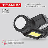 Налобно-портативний світлодіодний ліхтарик TLF-H04 TITANUM 200Lm 6500K, фото 6