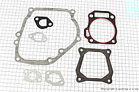 Прокладки двигателя 170F-70mm, к-кт 7 деталей, (паронит, красная нить), Тип 2 (601334)