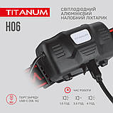 Налобний світлодіодний ліхтарик TLF-H06 TITANUM 800Lm 6500K, фото 5