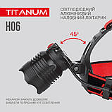 Налобний світлодіодний ліхтарик TLF-H06 TITANUM 800Lm 6500K, фото 6