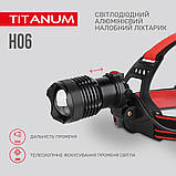 Налобний світлодіодний ліхтарик TLF-H06 TITANUM 800Lm 6500K, фото 7