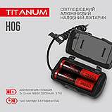 Налобний світлодіодний ліхтарик TLF-H06 TITANUM 800Lm 6500K, фото 8