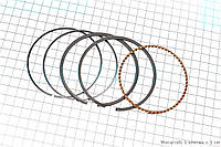 Кольца поршневые 182F 82mm STD, для двигателя GX-340 - 11л.с. (607129)