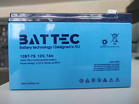 Акумуляторна батарея AGM BatTec12В 7 Ач (BT7.0-12)