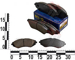 Колодка гальмівна Daewoo Lanos 14" 1.6 16V,Lacetti,Nubira,Leganza 2.0 передня (компл.4шт) (HOLA,Нідерланди)