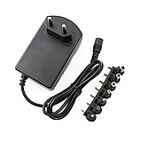 Універсальні регульований імпульсний адаптер блок живлення 3 A 30 W 3/4.5/6/7.5/9/12V + 7 штекерів!, фото 3