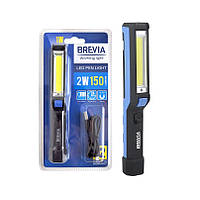 Фонарь LED инспекционный Brevia Pen Light 2W COB+1W LED 150lm 900mAh + micro USB (11220)