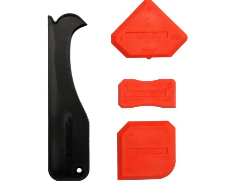 Набір шпателів для силікону 4 шт Yato YT-5262