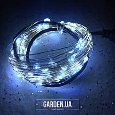 Гірлянда Роса GARDEN від USB 10 м білий, фото 6