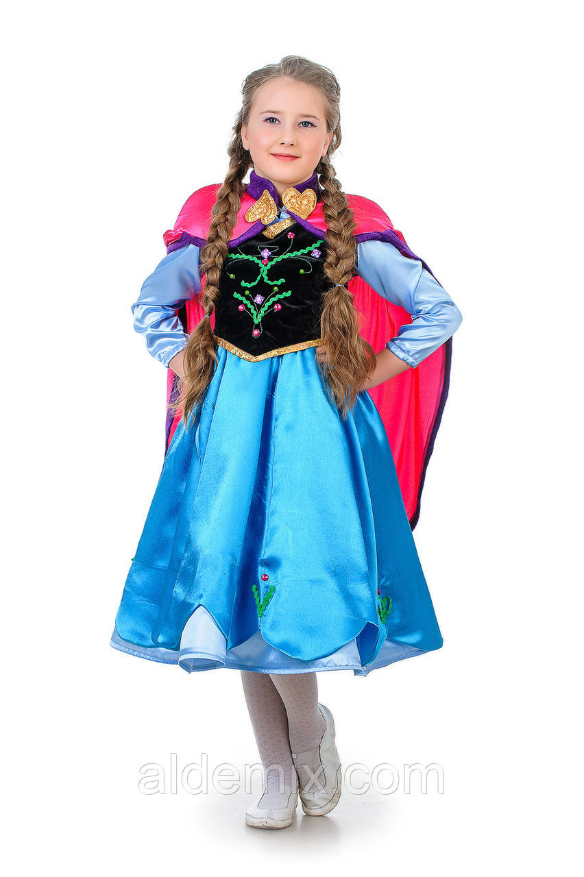 Анна "Холодне серце" карнавальний костюм для дівчинки