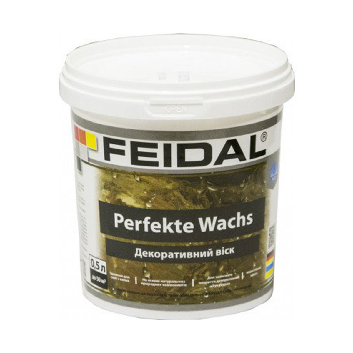 Віск для декоративних штукатурок Feidal Perfekte Wachs 0.5л