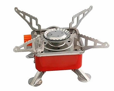 Портативна компактна газова плита з п'єзопідпалювачем 196228