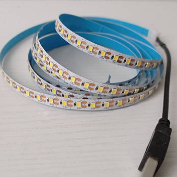 Комплект 2м світлодіодної стрічки USB 5В 2835(120LED/м) IP20