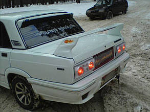 Високий спойлер для ВАЗ (Lada) 2103 Спорт Спойлер на багажник Жигулі Спойлер багажника Лада Трійка Спорт