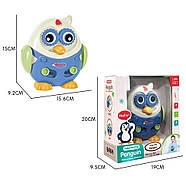 Тваринний музичний пінгвін 25875E, 19*20*9,5 см, фото 4