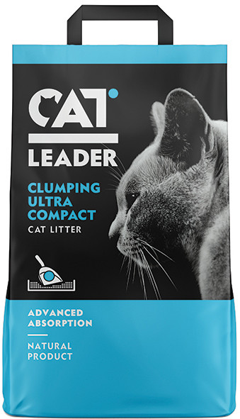Наповнювач для котячого туалету Cat Leader Бентонітовий ультрагрудкувальний 5 кг (5 л) (5200357801380)